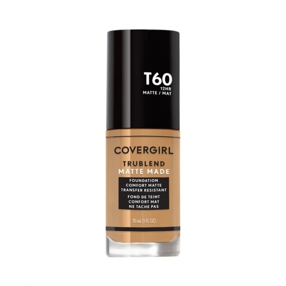 CoverGirl Trublend Matte Made Foundation T60 Warm Sun 12hr Oil-Free